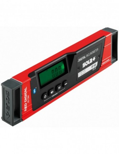 Inclinómetro digital corto RED 25...