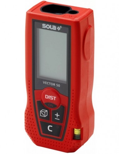 Medidor láser con alcance hasta 50 m....