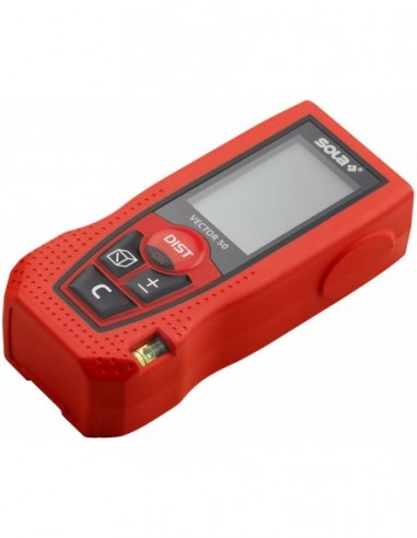 Medidor láser con alcance hasta 50 m....