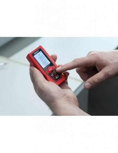 Medidor láser con alcance hasta 50 m....