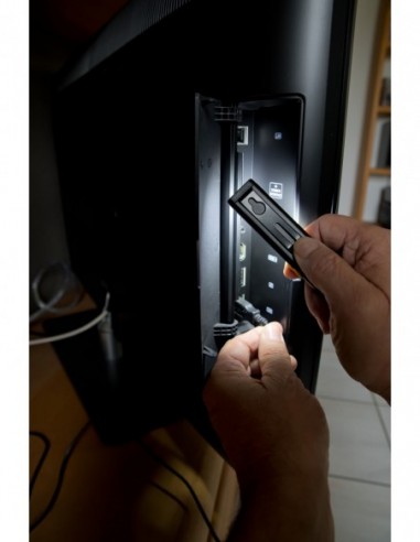 Linterna de trabajo LED con clip y...