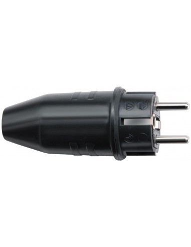 Clavija Schucko de caucho 230V/16A...