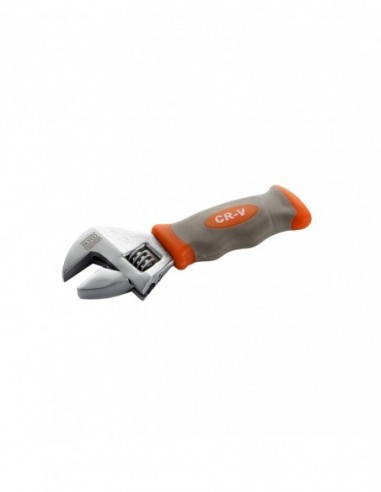 LLAVE AJUSTABLE CORTA 130MM ALYCO ORANGE