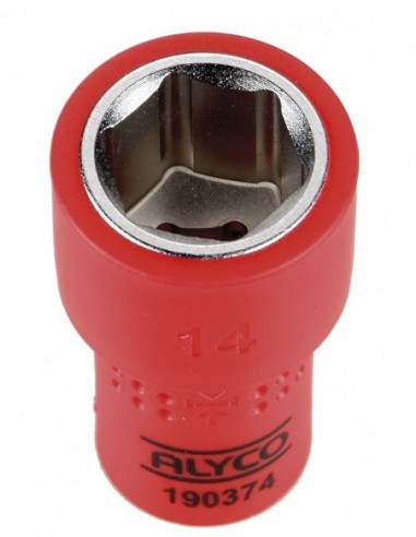 LLAVE VASO 1/4" AISLADO 13 MM