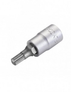 VASO 1/4" CON PUNTA XZN M4