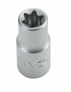 LLAVE VASO 1/4 TORX HEMBRA E6