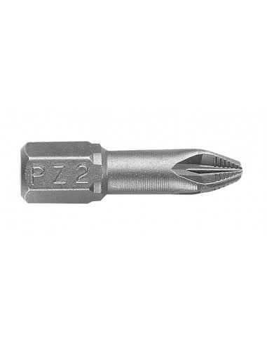 CAJA 10 PUNTAS  1/4" PZ2X25 MM