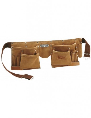 BOLSA DOBLE DE CUERO