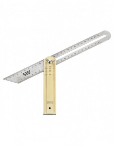 FALSA ESCUADRA ACERO INOX. M/ALUM. 250 M