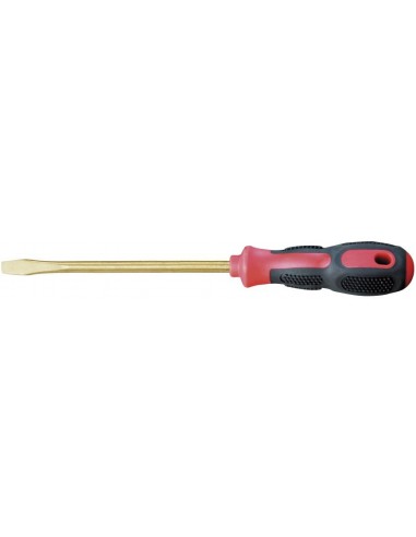 DESTORNILLADOR BOCA PLANA 6X150MM AL-BR