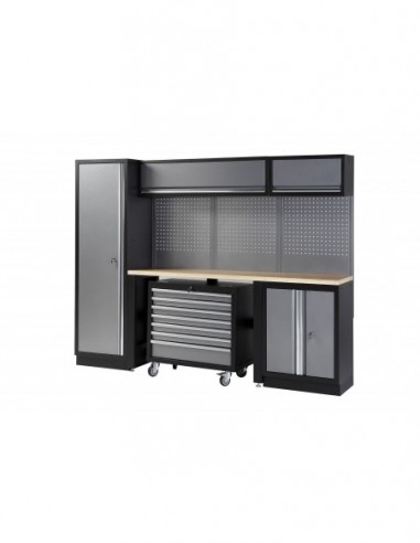 CONJUNTO MODULAR 3 MOD. BASE MADERA