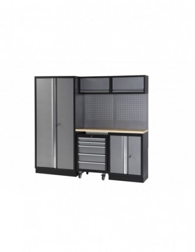 CONJUNTO MODULAR 3 MOD. BASE MADERA