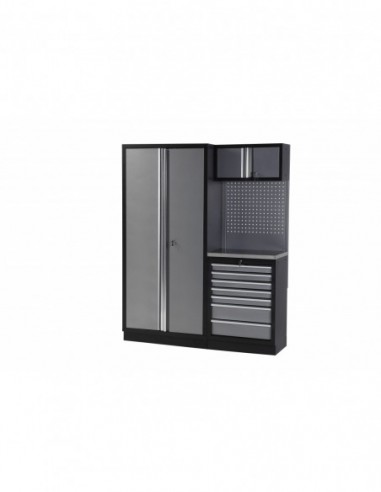 CONJUNTO MODULAR 2 MOD. BASE ACERO INOX