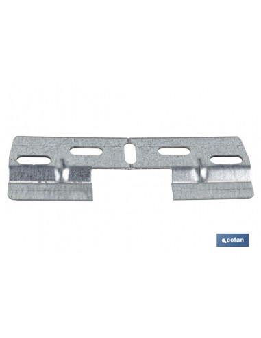 PLACA COLGADOR DOBLE 130 MM CON HUECO...