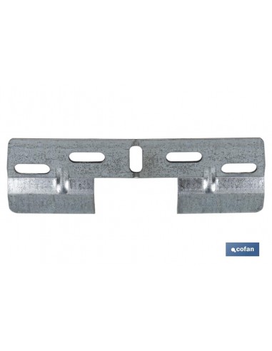 PLACA COLGADOR DOBLE 130 MM CON HUECO...