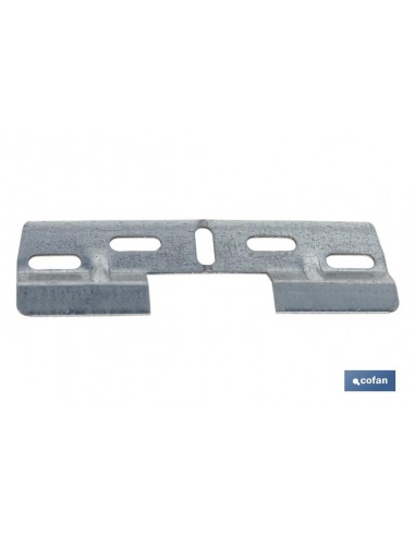 PLACA COLGADOR DOBLE 130 MM CON HUECO...