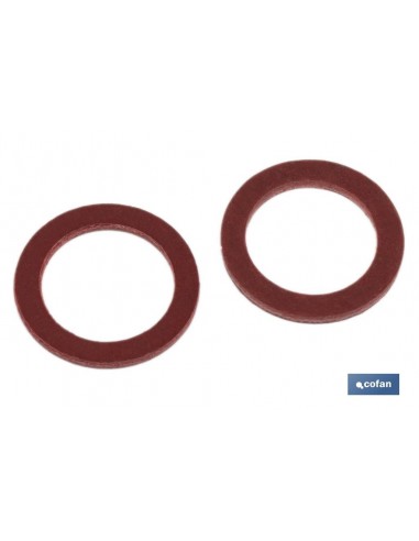 ARANDELA DE FIBRA ROJA M-8 X 14 X 1,5...