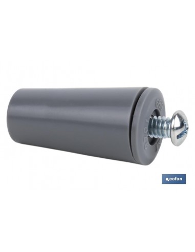 TOPE PERSIANA 40 MM GRIS CON TORNILLO...