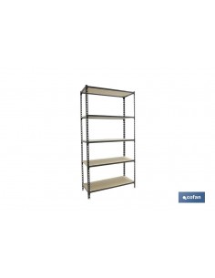 ESTANTERÍA ANTRACITA 5...