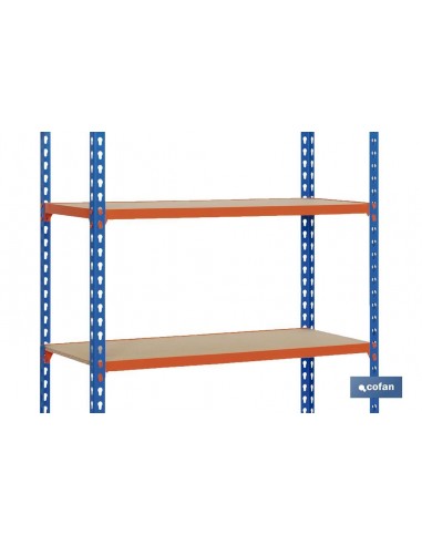 ESTANTERÍA AZUL/NARANJA 5 BALDAS DE...