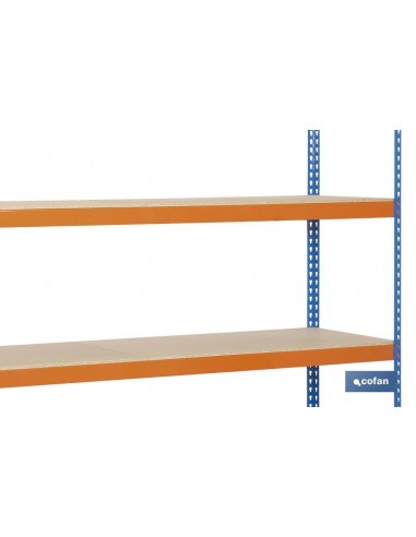 ESTANTERÍA MEDIA CARGA AZUL/NARANJA 4...