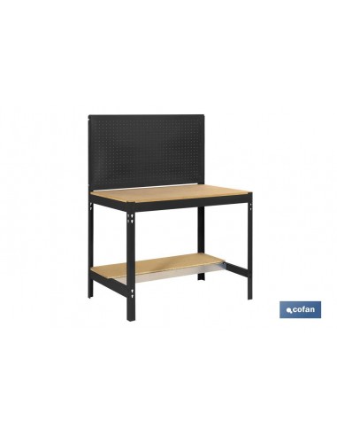 BANCO DE TRABAJO CON PANEL ANTRACITA...