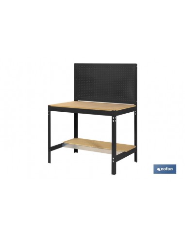 BANCO DE TRABAJO CON PANEL ANTRACITA...