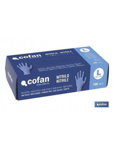 CAJA 100UDS. GUANTES DE NITRILO AZUL...