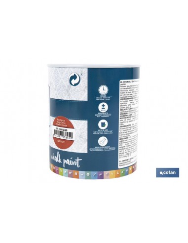 PINTURA A LA TIZA, CHALK PAINT, ROJO...