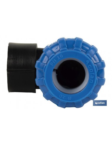 CODO 90° ROSCA HEMBRA PP PN16 90 X 3...