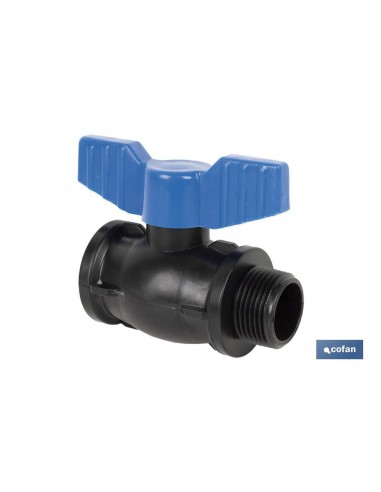 VÁLVULA DE BOLA ROSCA M-H PP PN16 1/2...