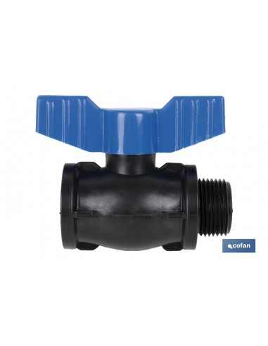 VÁLVULA DE BOLA ROSCA M-H PP PN16 1/2...