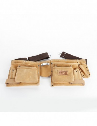 BOLSA DOBLE DE CUERO