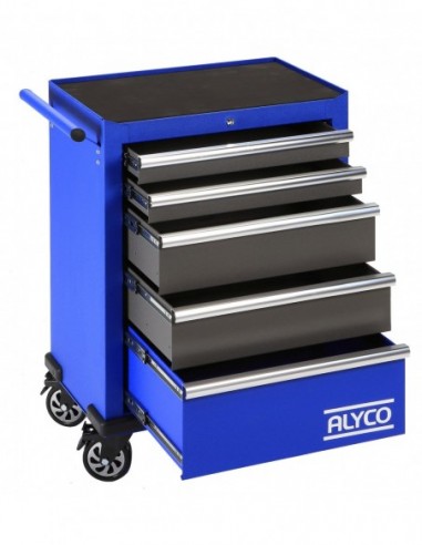 CARRO METALICO DE 5 CAJONES ALYCO