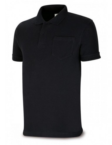 1288-POLN POLO ALGODON NEGRO