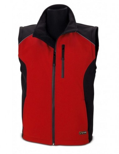 288-CSR CAZADORA TIPO SOFT SHELL ROJO...