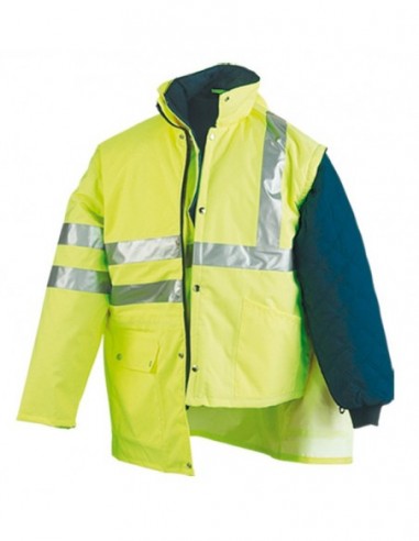 288-PKFY PARKA FLUO TRIPLE USO AMARILLA