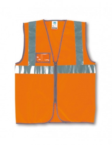 288-VFCN CHALECO CREMALLERA NARANJA...