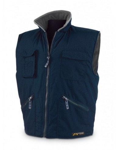 288-VPA CHALECO FORRO POLAR AZUL