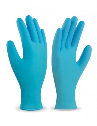 688-NUT GUANTE DESECHABLE NITRILO AZUL