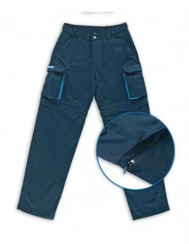 588-MP PANTALON ALGODON  MUJER AZUL...