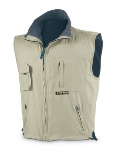 288-VPM CHALECO FORRO POLAR BEIGE