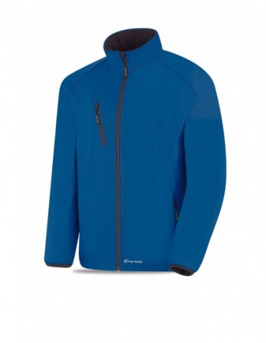288-CS3AZ Cazadora Softshell triple...