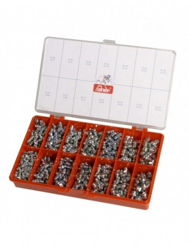 Caja de plástico con surtido de...