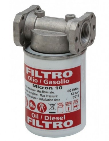 Filtro para aceite, gasóleo y biodiesel
