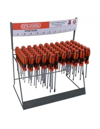 Expositor con destornilladores