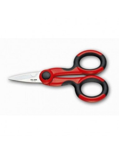 Tijera electricista mango elastómero