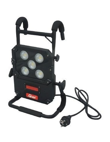 Foco LED portátil a batería con bastidor