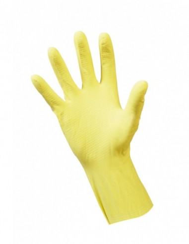 Guante flocado Látex natural
