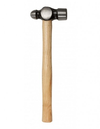 Martillo de bola con mango de madera